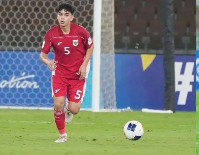 Pemain belakang Timnas Indonesia U-17 Matthew Baker.  [Instagram]